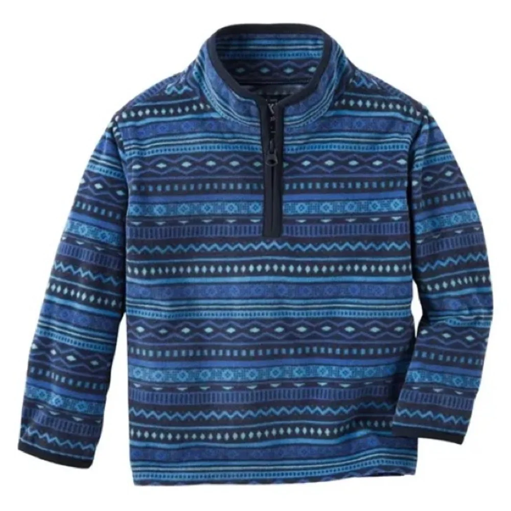 OshKosh B'gosh Boys Blue Geometric Sweater size 7